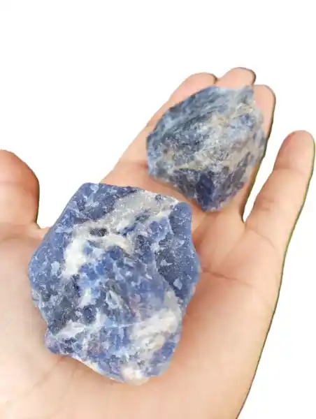 Sodalita con Cuarzo Natural – Cristal Decorativo y Energético