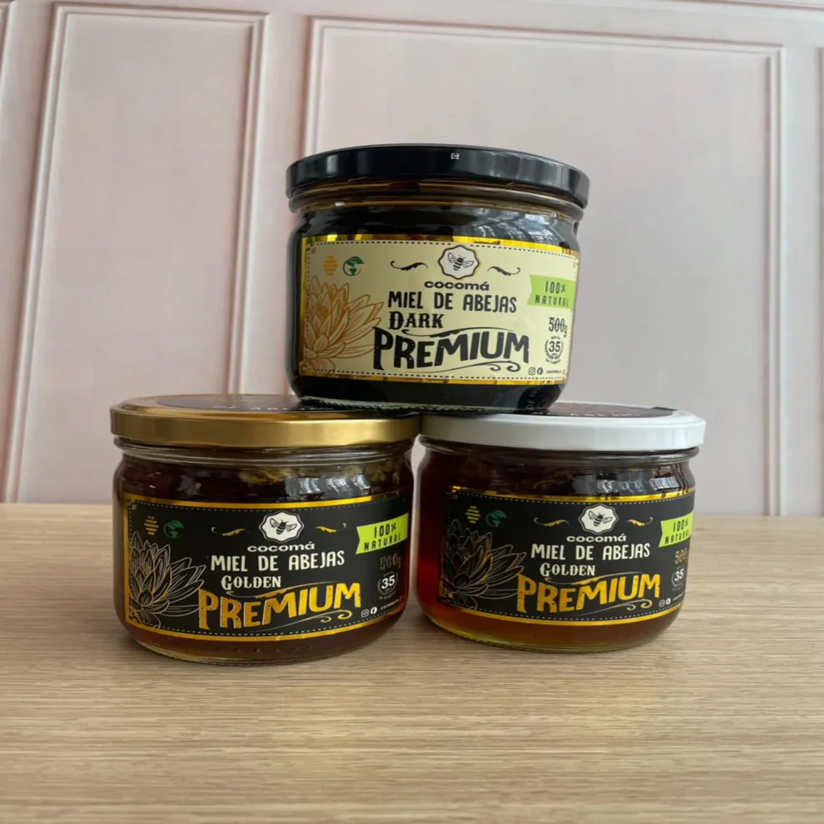 Miel natural de abejas pura y orgánica para consumo diario