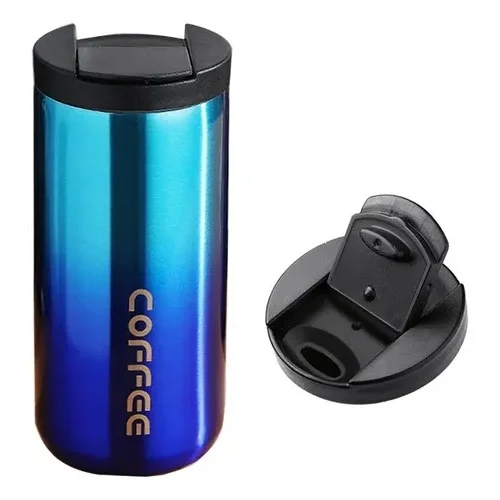 Vaso térmico para café o agua, en acero inoxidable