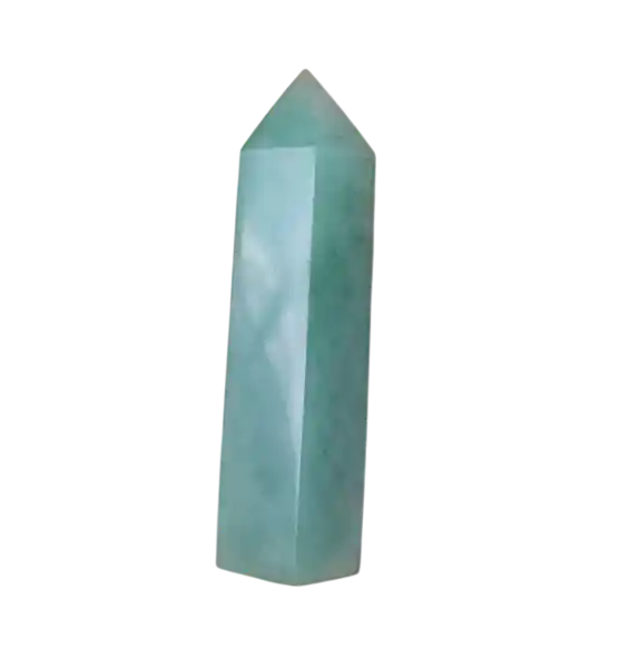 Piedra aventurina en obelisco para energía y decoración - Imagen 2