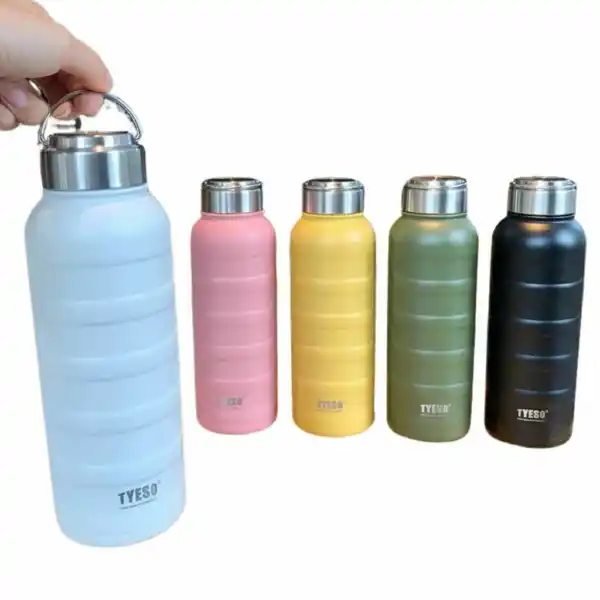 Termo Botella de Acero Inoxidable – Mantiene Bebidas Frías y Calientes